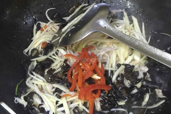 茭白肉丝的做法图解7