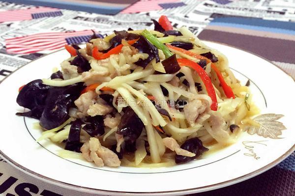 茭白肉丝的做法图解8