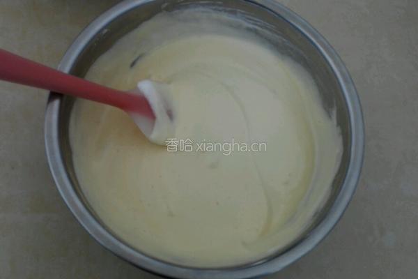 迷彩戚风肉松蛋糕卷的做法图解6