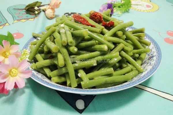 蒜泥豇豆的做法图解4