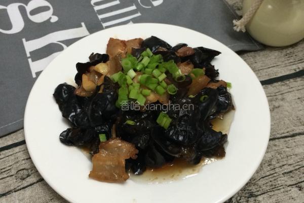 木耳肉片的做法图解10