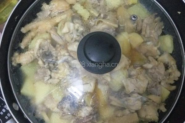土豆焖鸡的做法图解4