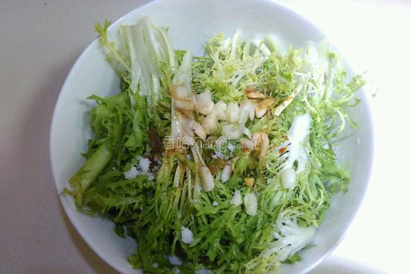 凉拌苦菊的做法图解2