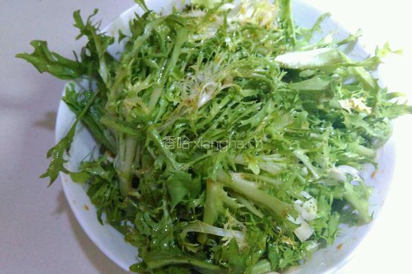 凉拌苦菊的做法图解3