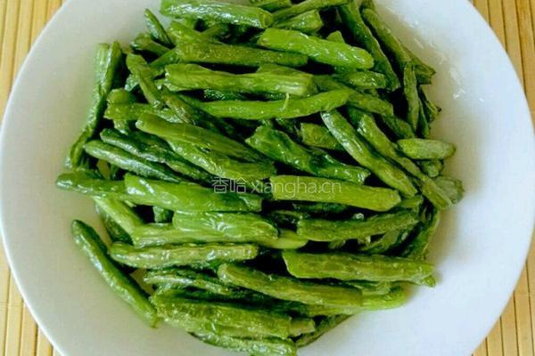 干煸豆角的做法图解4
