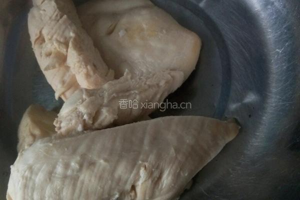 凉拌鸡肉块的做法图解3