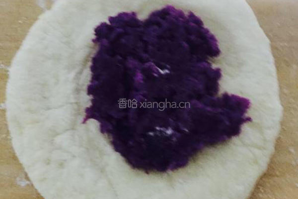 紫薯花式面包的做法图解2