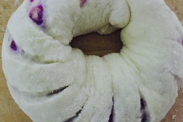 紫薯花式面包的做法图解5