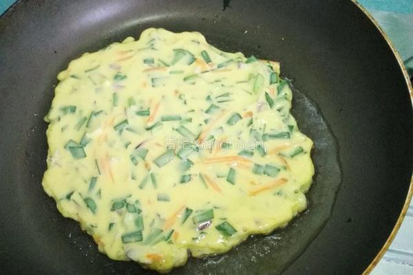 黄金三蔬饼的做法图解11