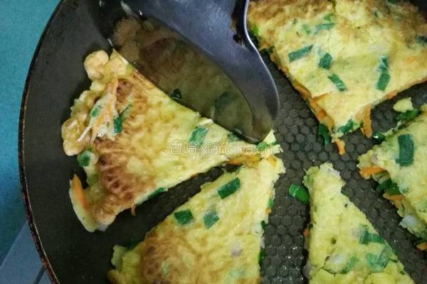 黄金三蔬饼的做法图解13