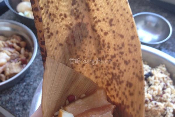 五香肉粽的做法图解5