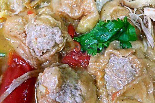 油面筋灌肉的做法图解9