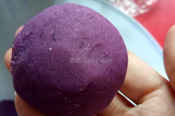 紫薯芝麻饼的做法图解5