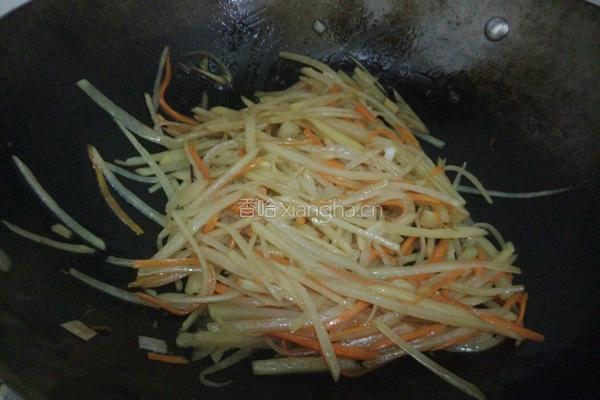 醋溜土豆丝的做法图解5
