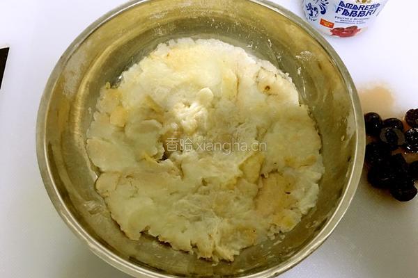 椰香黑樱桃软酥饼的做法图解9