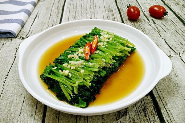姜汁菠菜的做法图解9