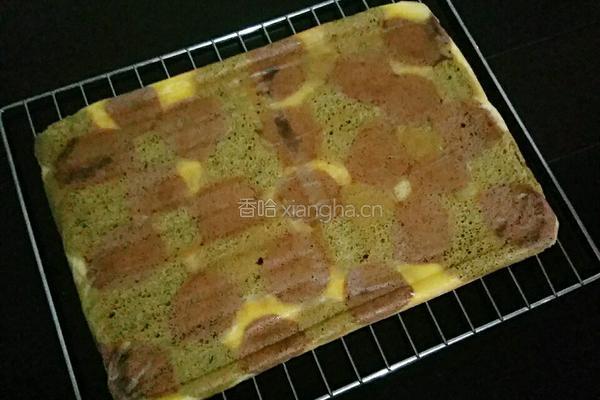 迷彩奶油蛋糕卷的做法图解18