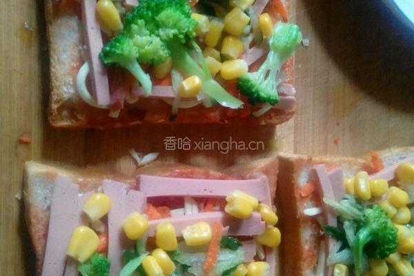 吐司小披萨的做法图解5