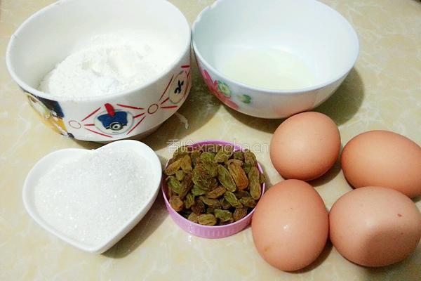 蒸蛋糕的做法图解1