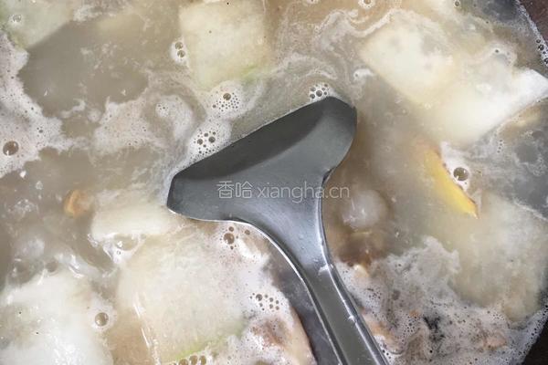冬瓜鲜味汤的做法图解3