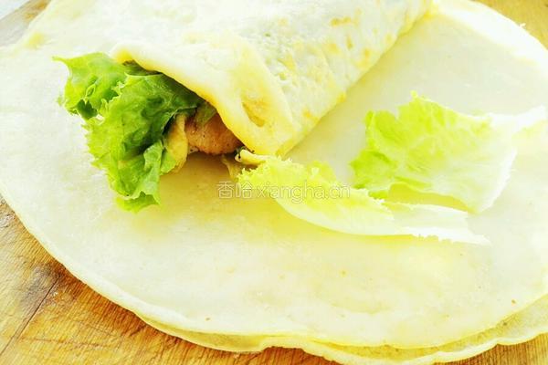 煎饼卷菜的做法图解13