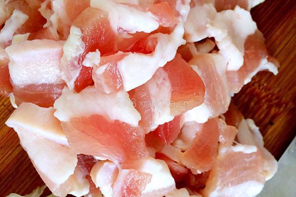 空心菜炒肉片的做法图解3