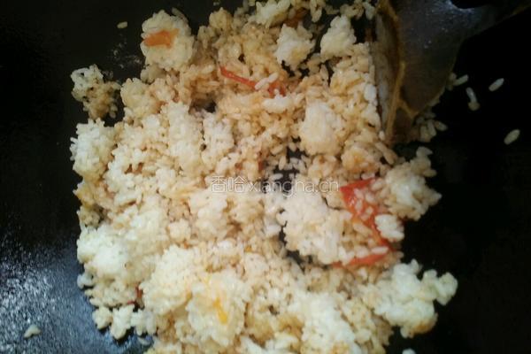 什锦丸子炒饭的做法图解5