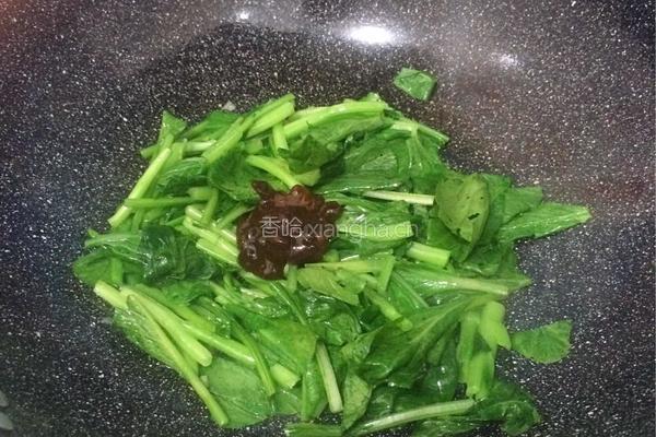 豆酱油菜的做法图解6