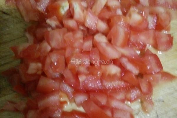 番茄鸡蛋饼的做法图解1