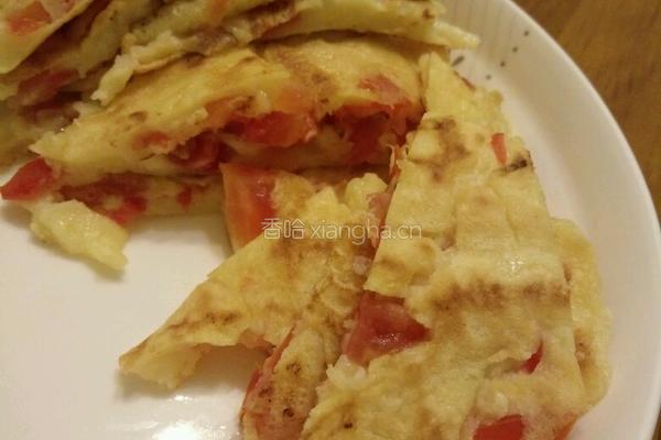 番茄鸡蛋饼的做法图解7