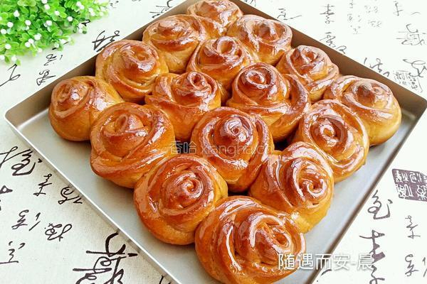 红糖黑麦花朵面包的做法图解14