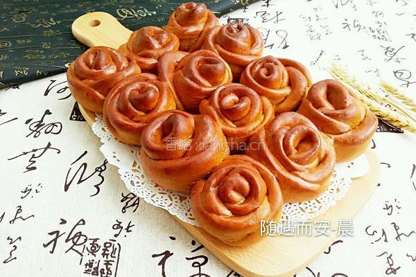 红糖黑麦花朵面包的做法图解15