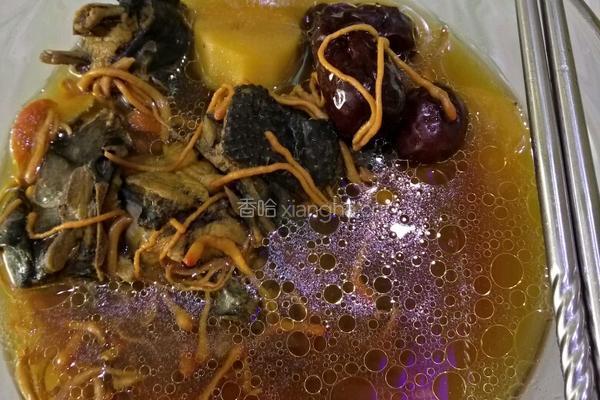 乌鸡虫草花山药汤的做法图解5
