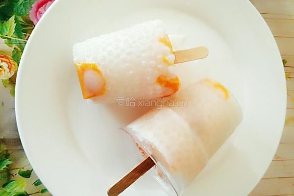 芒果牛奶西米露冰棒的做法图解10