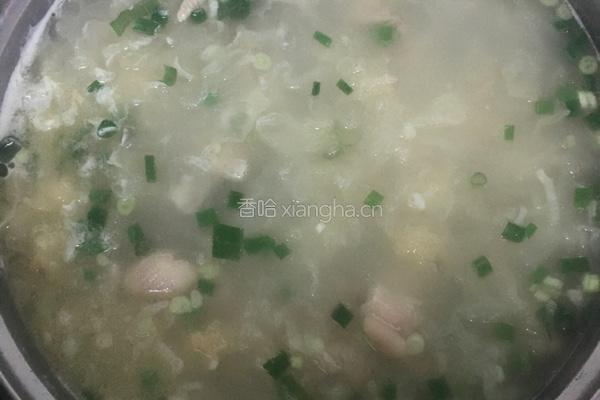 老母鸡炖银耳的做法图解4