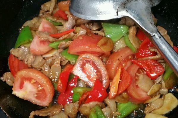 豆腐炒肉的做法图解3