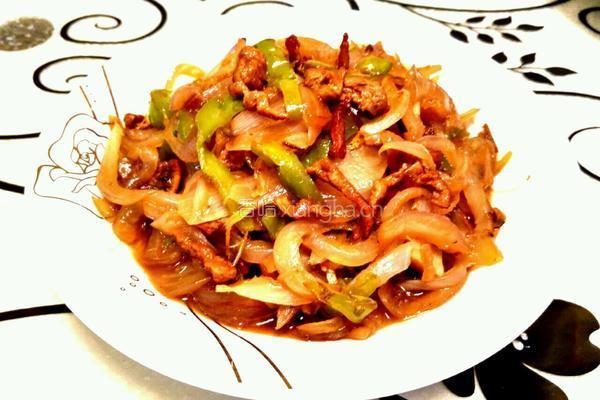 洋葱炒肉丝的做法图解6