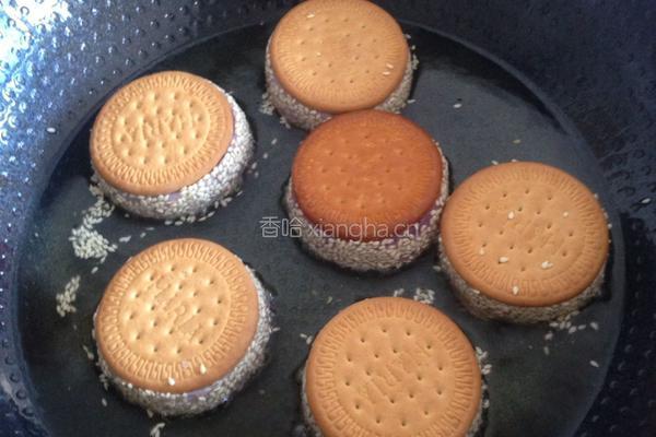 紫薯夹心饼的做法图解6
