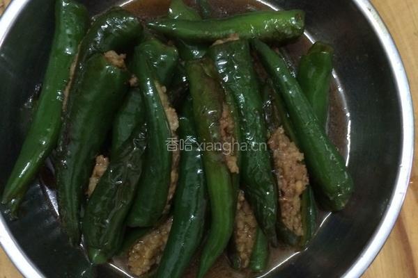 瘦肉酿辣椒的做法图解9