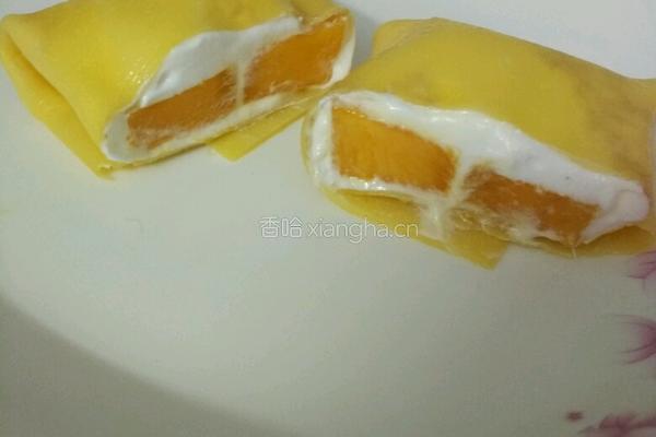 芒果班戟的做法图解10