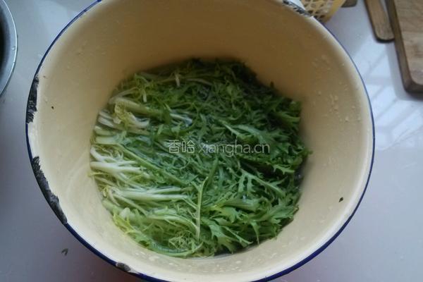 凉拌苦菊的做法图解2