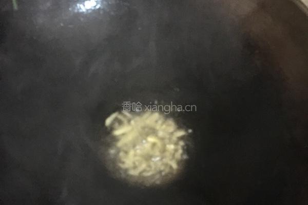 猪油炒花菜的做法图解2