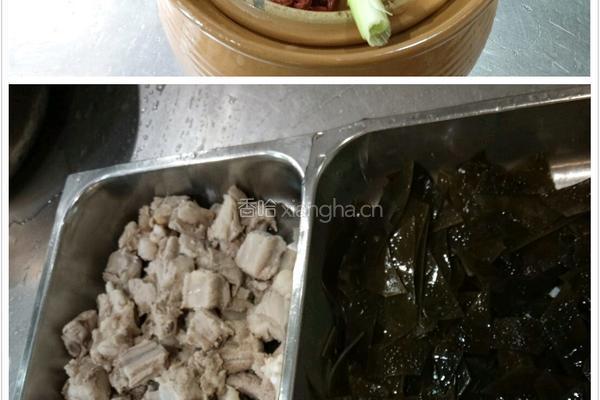 海带排骨汤的做法图解1