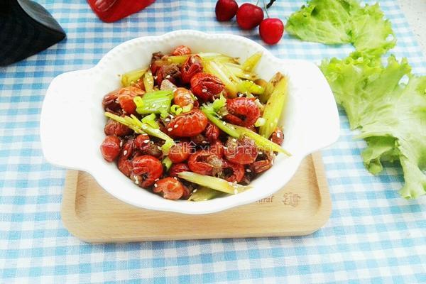西芹炒虾尾的做法图解16