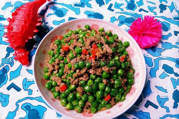 肉末炒豌豆的做法图解6