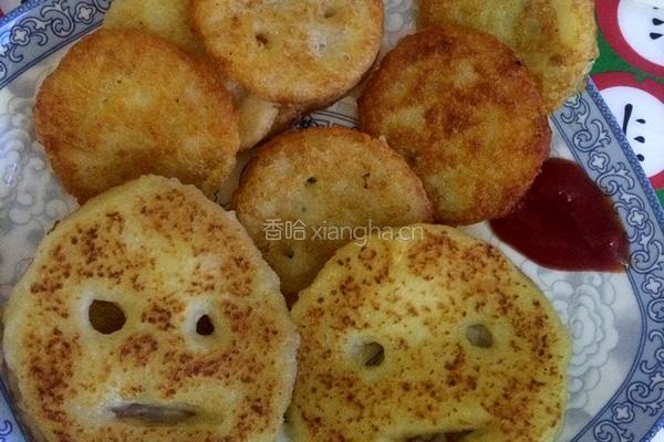 笑脸土豆饼的做法图解10