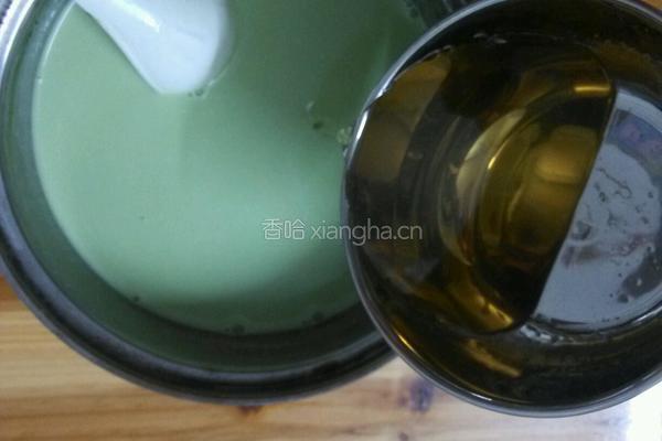 青汁椰奶冻的做法图解4