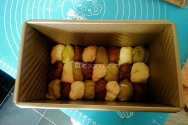 三色土司的做法图解9