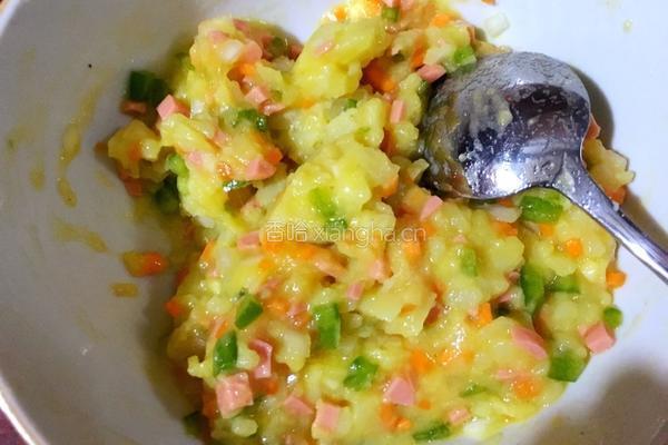 洋葱土豆饼的做法图解6
