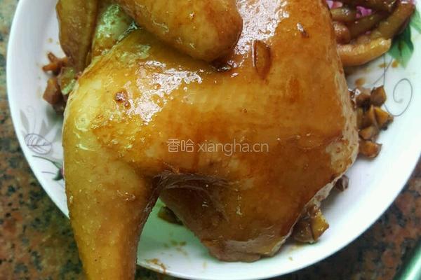 电饭锅沙姜焗鸡的做法图解6